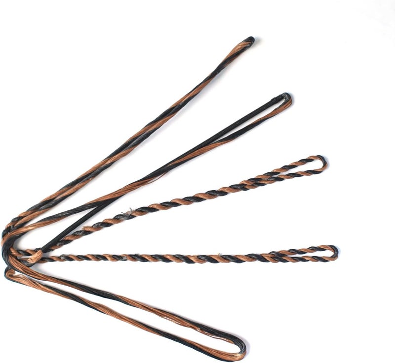 DEERACE D97 Handmade Flemish Twist Fast Flight Bow String Replacement Bowstring for Traditional Longbow Recurve Bow - Image 1
